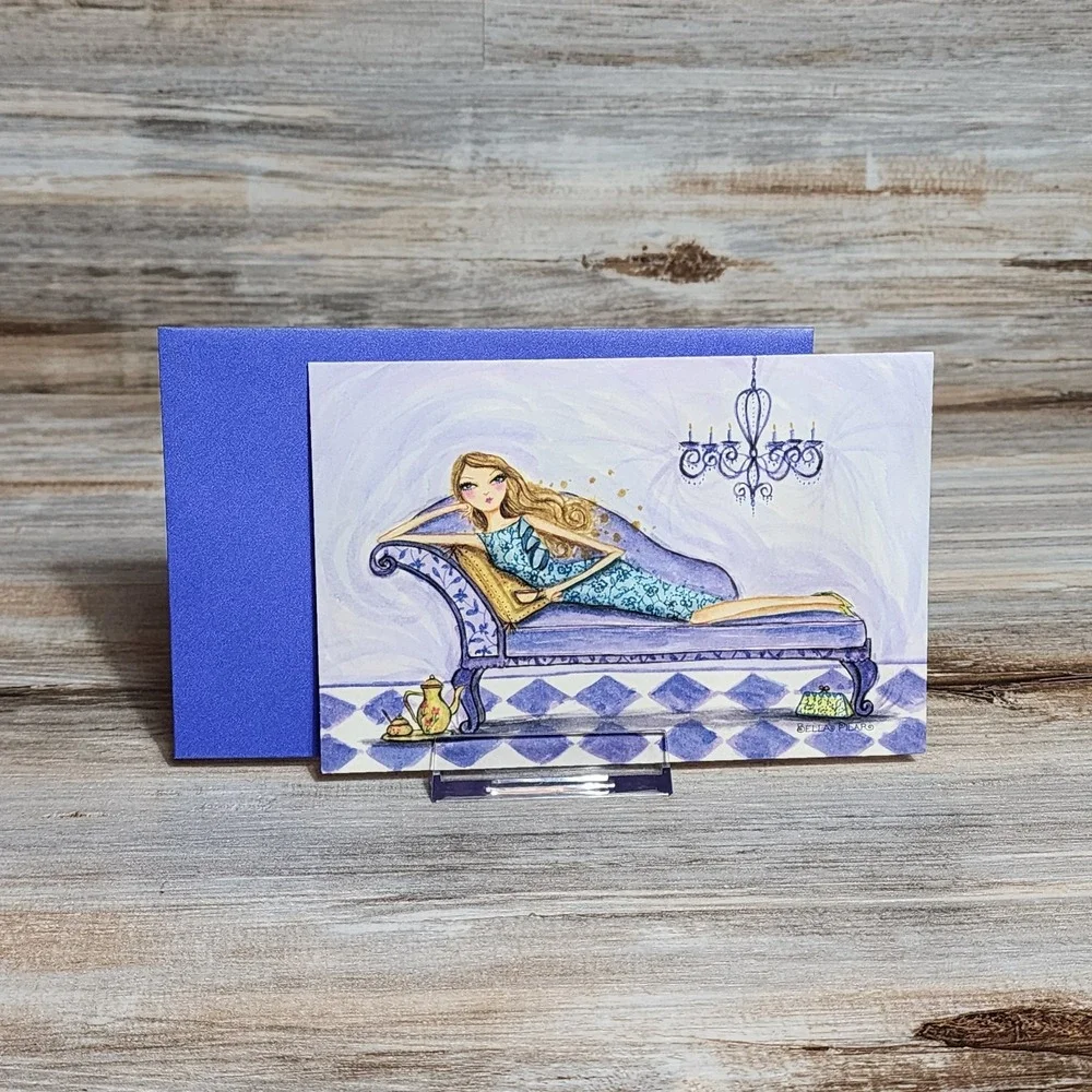 VHTF Bella Pilar Artist Designed Cards Set Of 4 Blank Cards And Envelopes